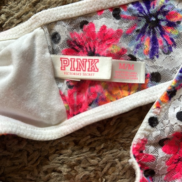 PINK Lace Bandeau Bra - Picture 3 of 3